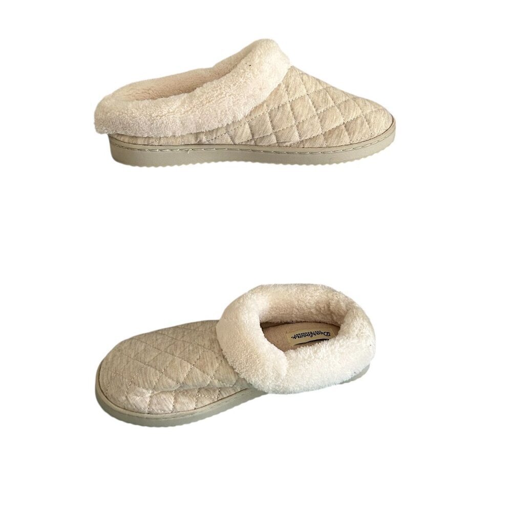 Dearfoams Cozy Comfort Women's Quilted Jersey Clog Size 5 Size 6